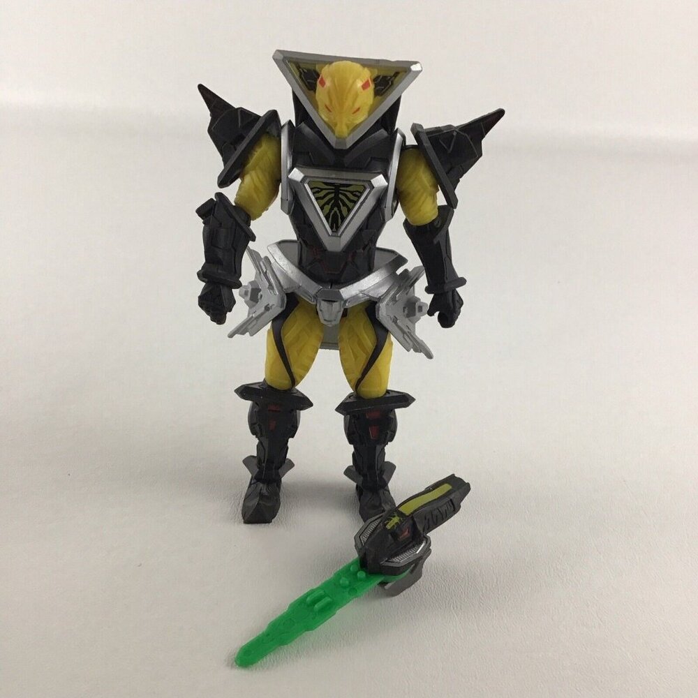 Power Rangers Beast Morphers Yellow Evox 6" Action Figure Morph Key Hasbro 2018